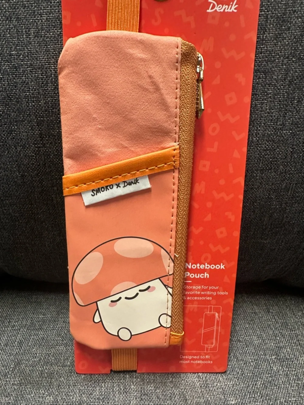SMOKO x Denik Kai Mushroom Banded Pencil Pouch
